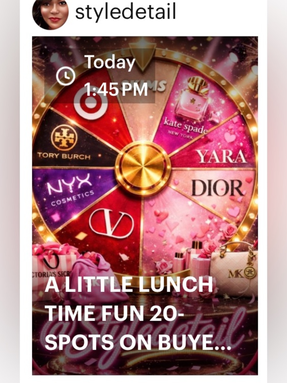 ✨ Prize Wheel Spinner -SHOW TOMORROW - Picture 2 of 3